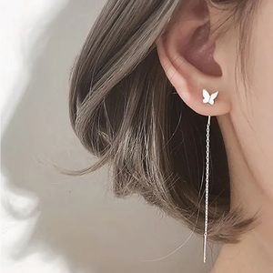 2/$10 NEW! Long Tassel Butterfly Drop Earrings Cute Boho Summer Dainty Simple